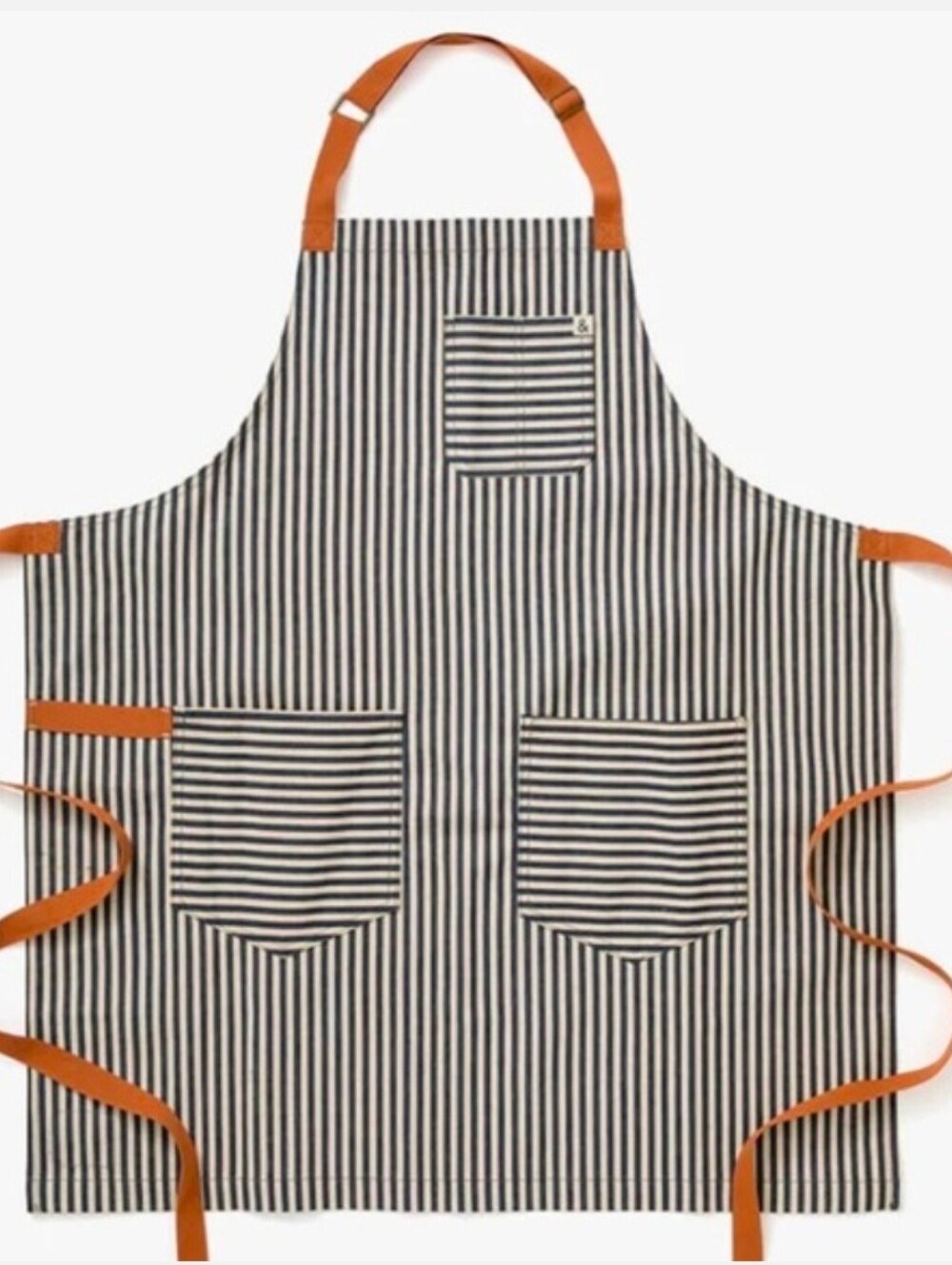 Hedley & Bennett Essential Apron Palm Striped Chef Cotton